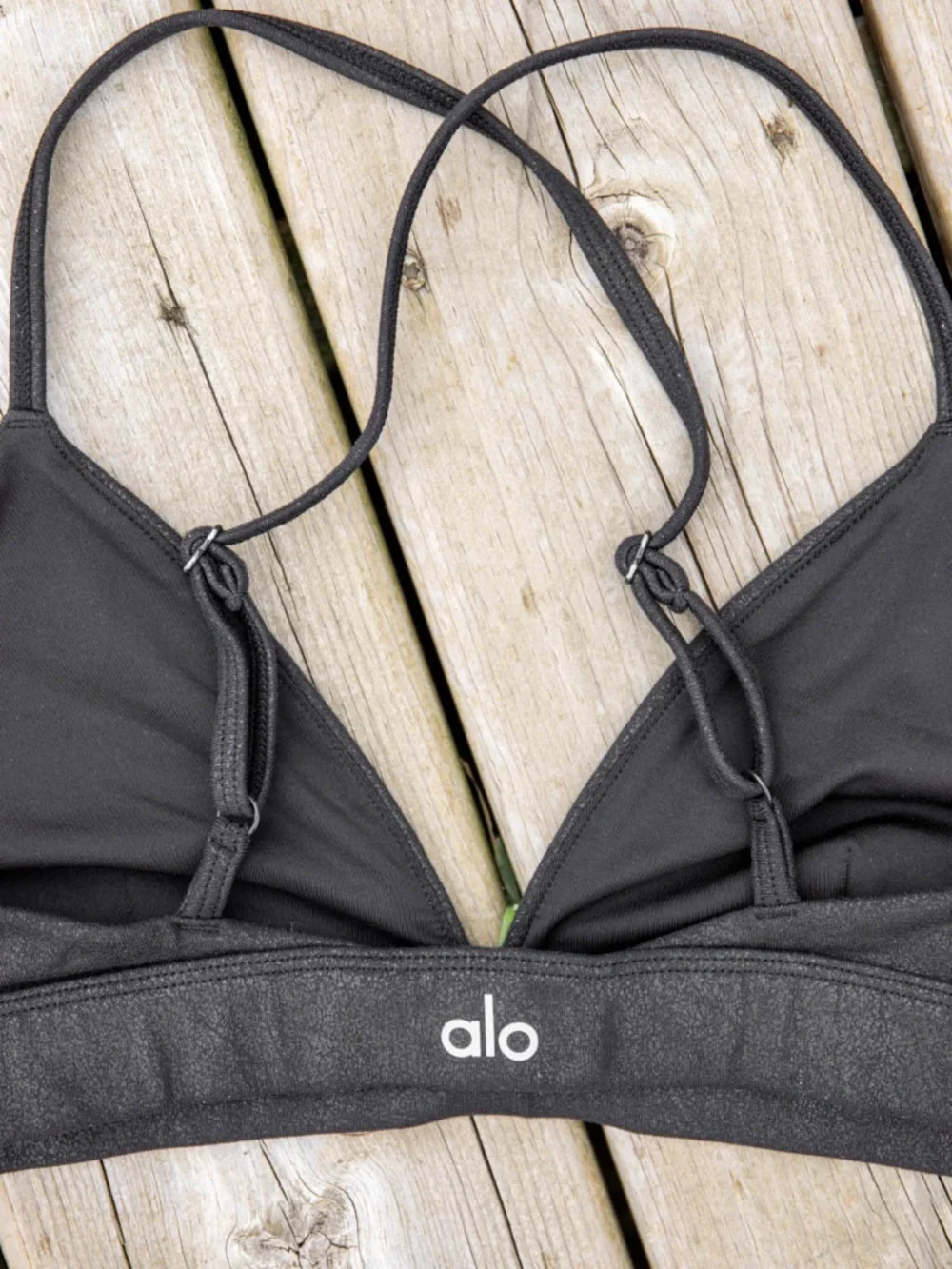 Alo Yoga Splendor Bra in Black Size L